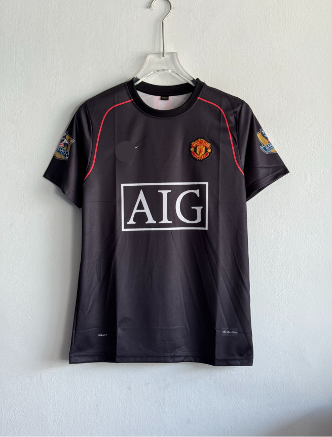 MANCHESTER UNITED 2007-08 AWAY KIT RONALDO EMBROIDERY PREMIUM